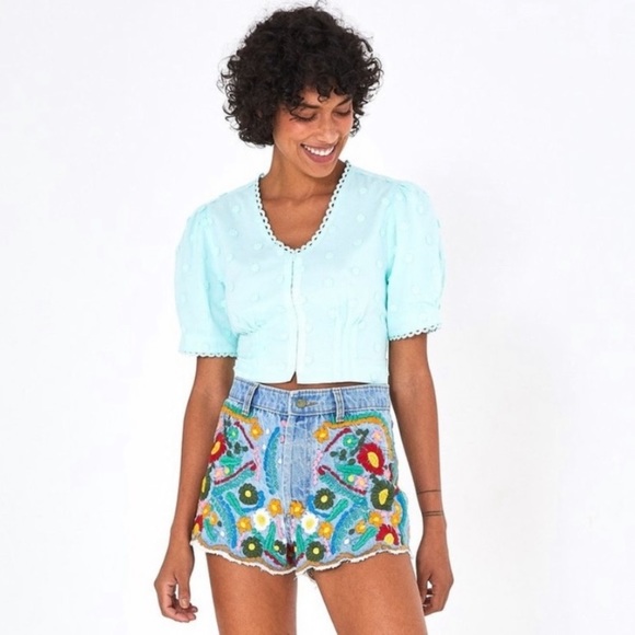 Farm Rio Crop Top - Picture 1 of 8